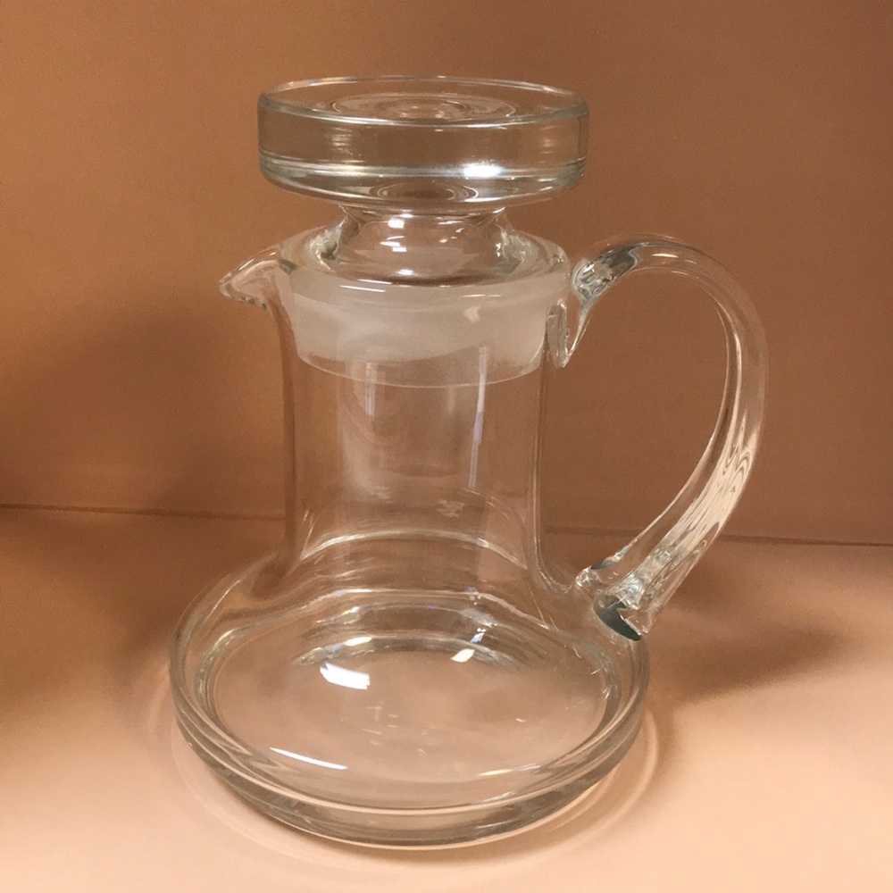 Suvretta Glass Cruet/Creamer Made‎ in Romania